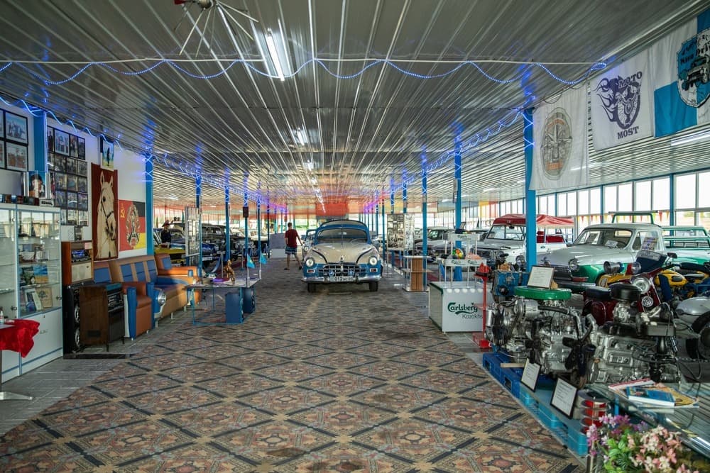 Retro car museum